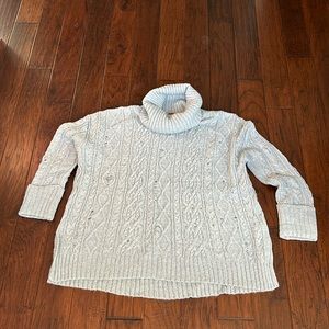 Free People turtleneck oversize sweater